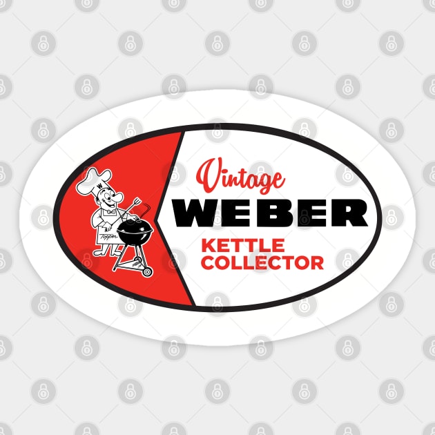 Weber Kettle Collector Hunters Pink Sticker by zavod44